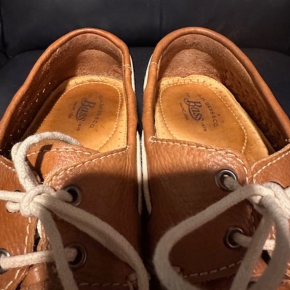 Mens Bass leather loafers - Picture 5 of 6